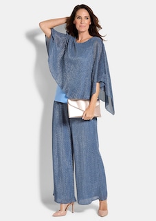 Elegant shirt met plissé-drapering thumbnail 2