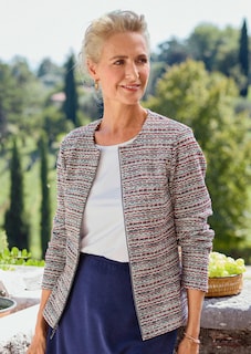 Jersey blazer in bouclélook thumbnail 7