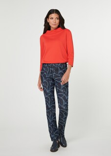 Bedruckte Jeans in gerader Form thumbnail 3