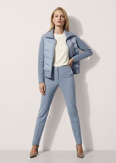 Quilted jacket with large collar thumbnail 3