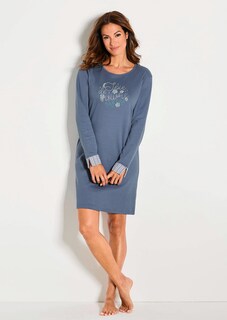 Chemise de nuit à rayures contrastantes thumbnail 5