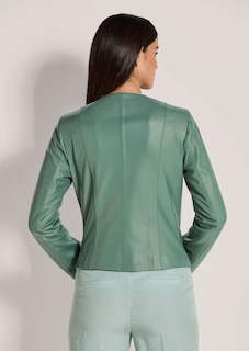 Veste. Cuir nappa d'agneau thumbnail 4
