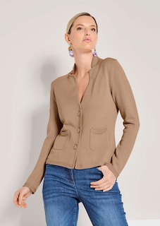 Tricot blazer. Puur katoen thumbnail 4