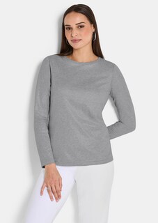 Langarm-Shirt aus reiner Baumwolle thumbnail 1