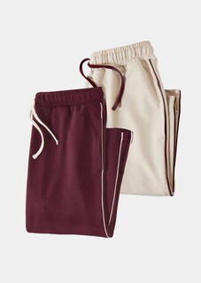 Casual trousers with contrast piping thumbnail 5
