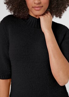 Pull col montant en maille duveteuse thumbnail 6