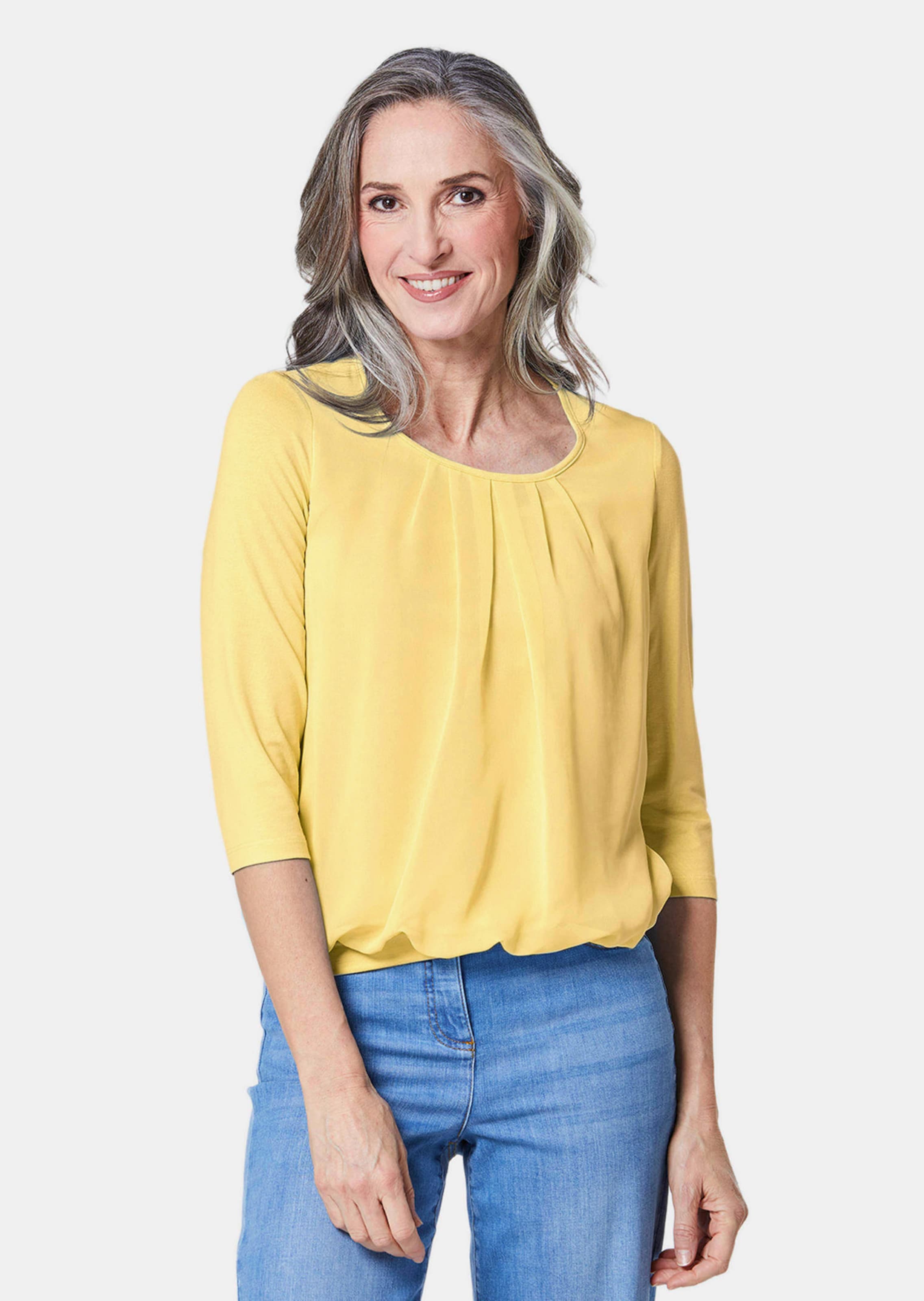 Verzorgd shirt in elegante blouselook