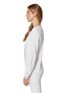 Strickjacke mit Vichy-Karo-Akzenten thumbnail 5