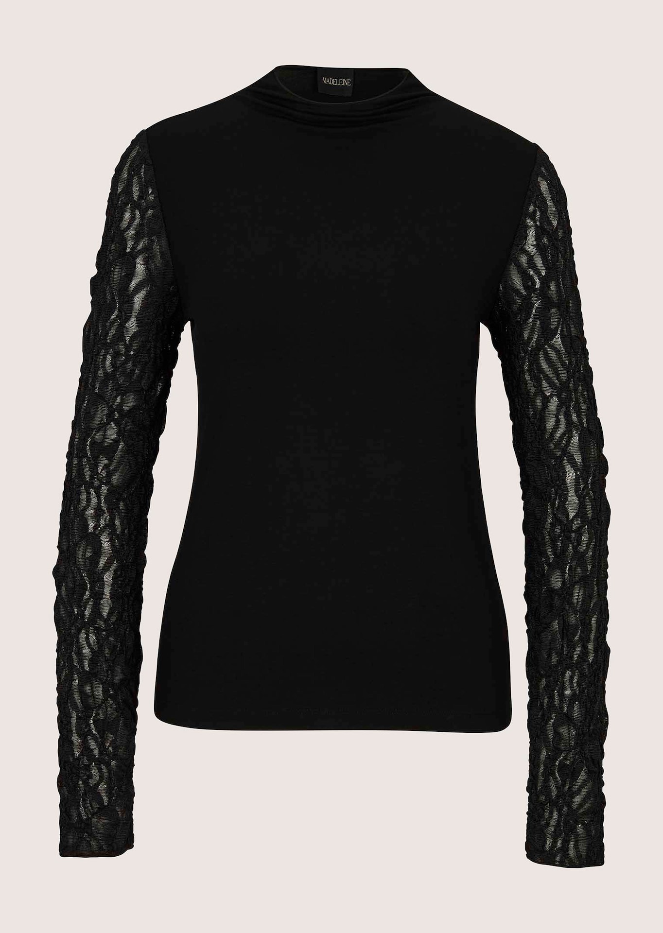 T-shirt avec manches en dentelle