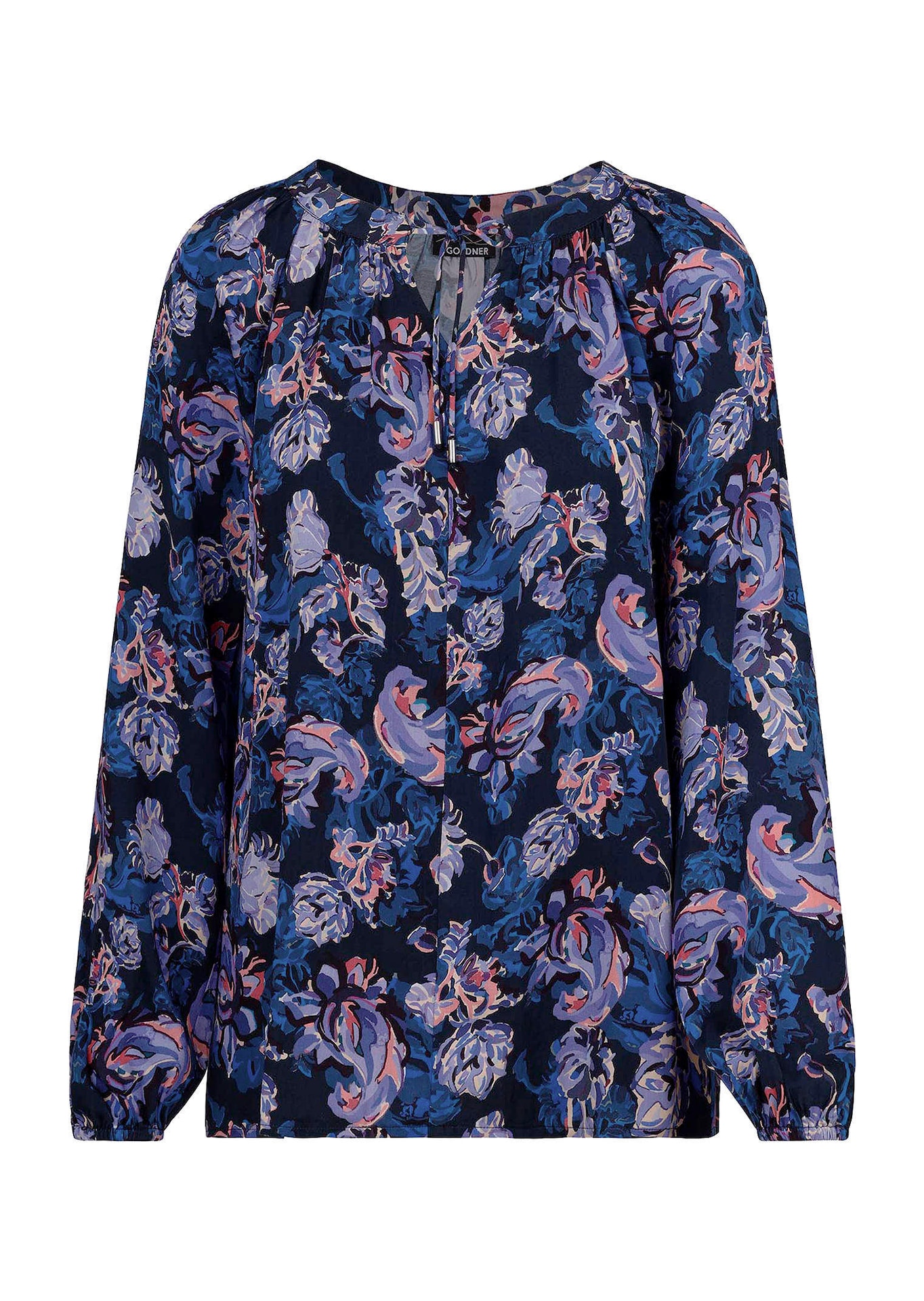 Overslagblouse van zuivere viscose