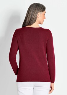 Kaschmirpullover mit U-Boot Ausschnitt thumbnail 3