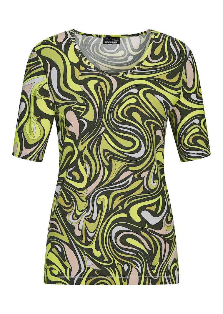 Druckshirt aus Viskosejersey
