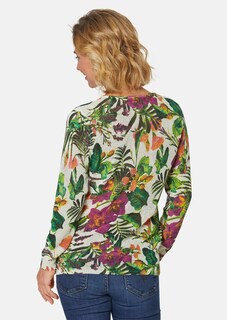 Leichter Druckpullover mit femininen Ausschnitt thumbnail 3