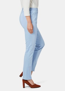 Satijnen katoenen broek LOUISA COMFORT+ thumbnail 4