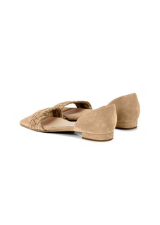 Sandalette aus Glatt- und Veloursleder thumbnail 3
