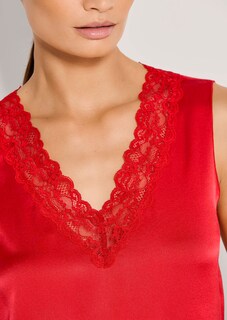 Lingerie-Top aus Seidenstretch thumbnail 6