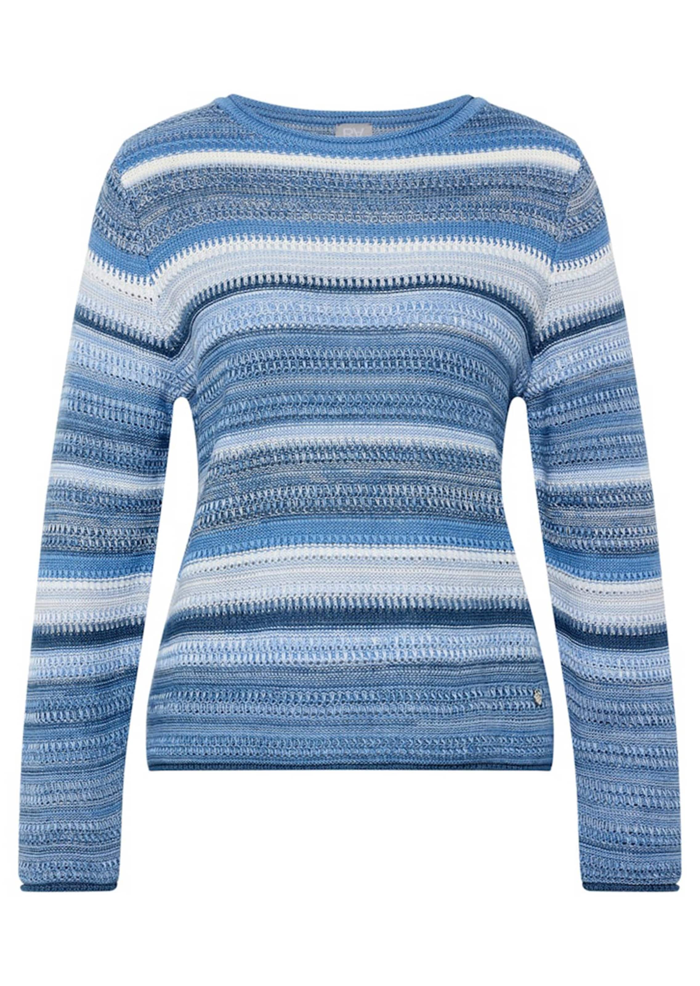 Pull à rayures RABE en maille structurée