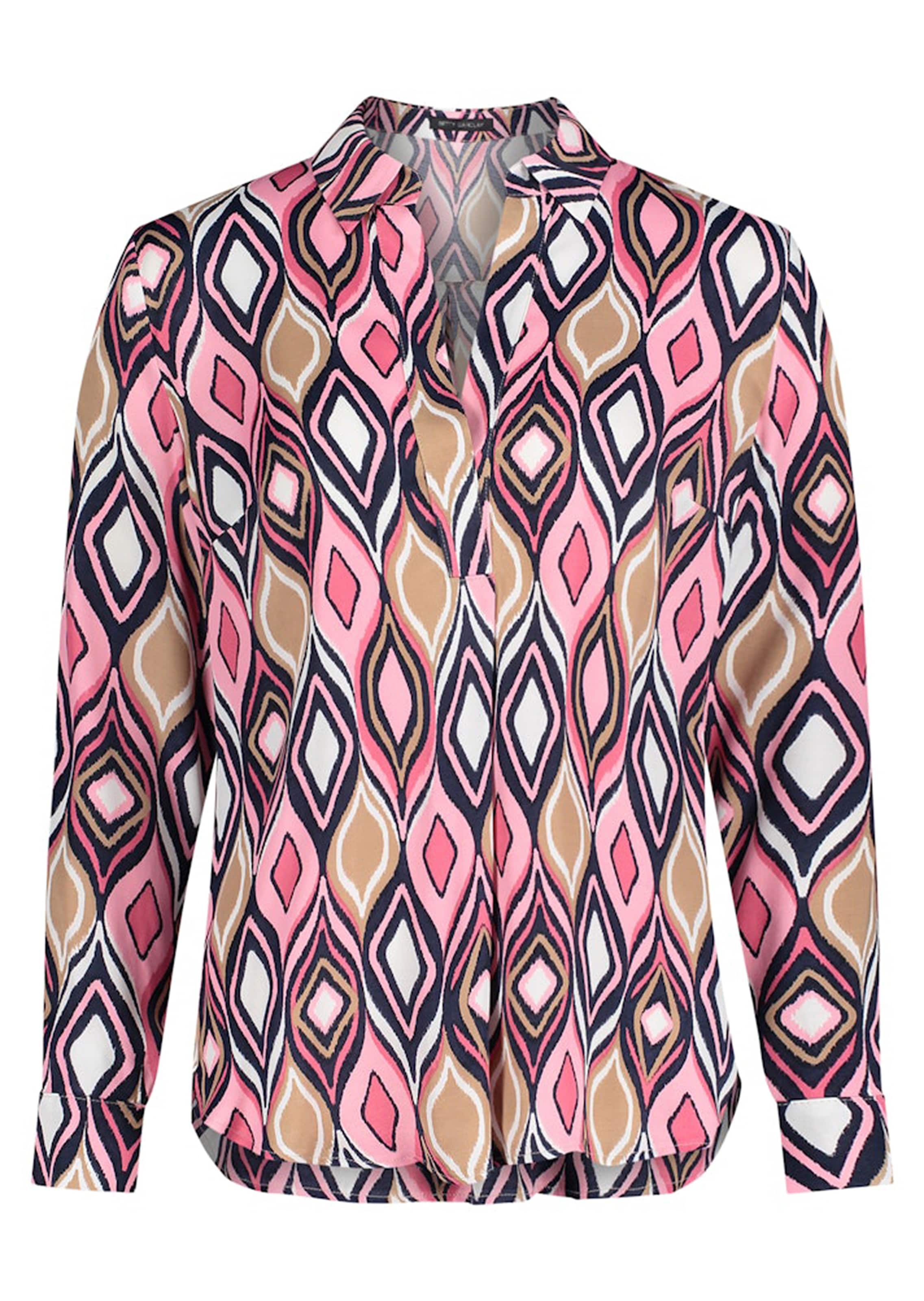 Chique tuniekblouse van viscose-satijn
