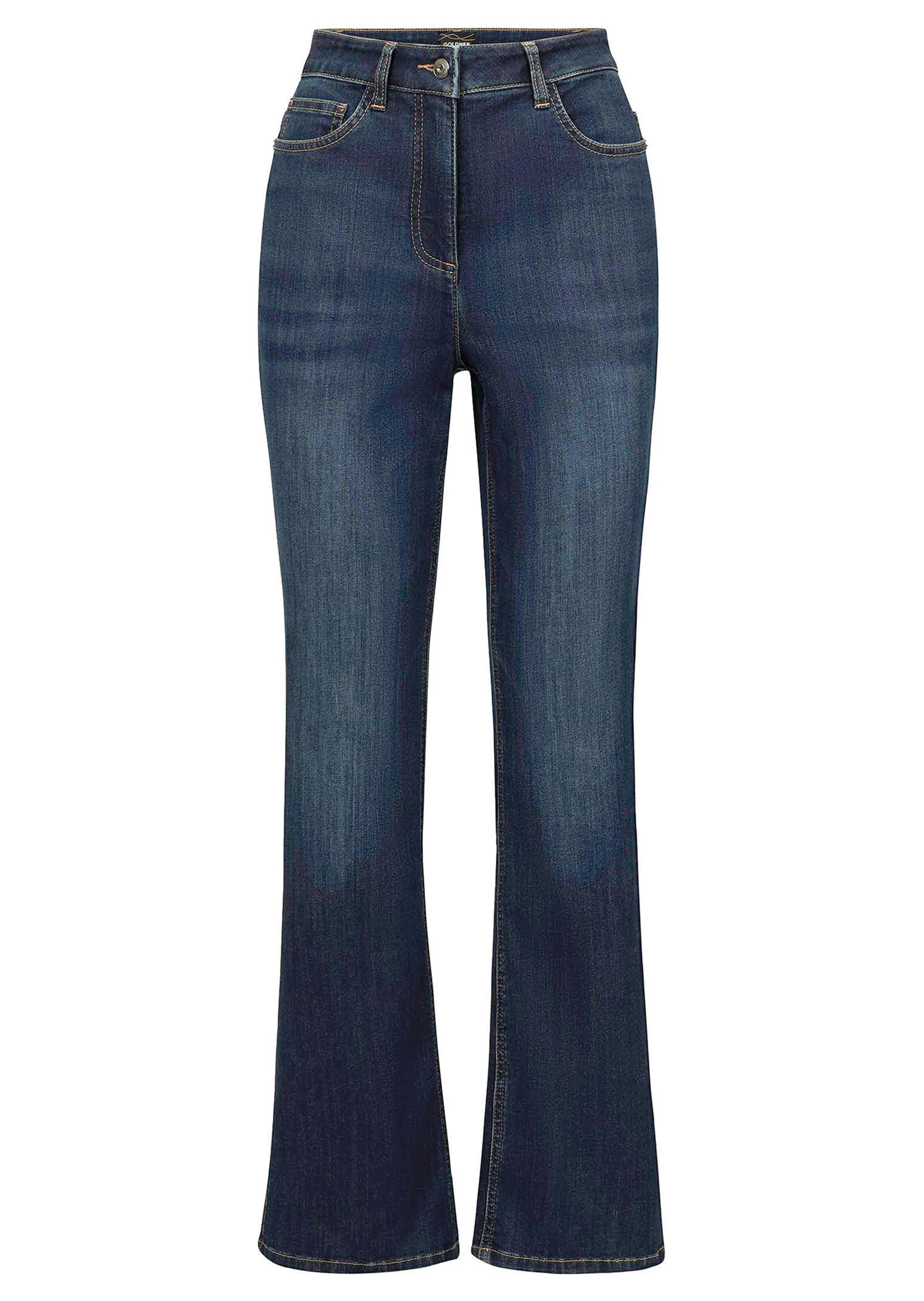 Jeans CARLA met wijd uitlopende pijpen thumbnail 6