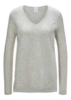 Pull à encolure en V en cachemire thumbnail 2