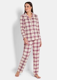 Pyjama van flanel met geruit dessin thumbnail 1