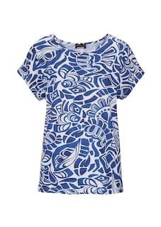 Gedessineerd shirt van katoen-jersey thumbnail 6