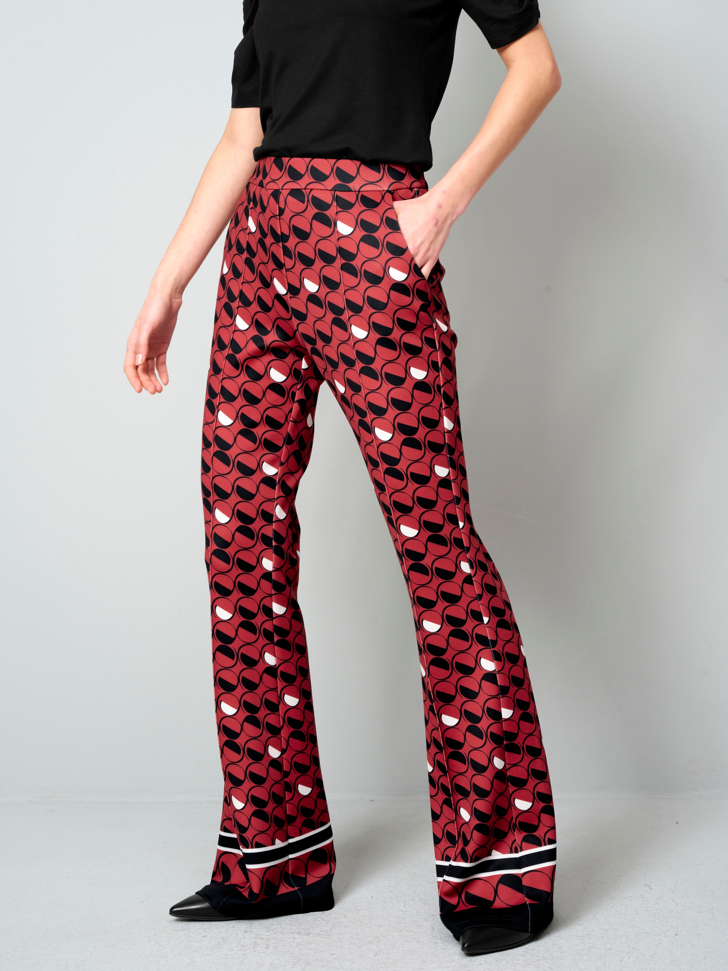 Broek met print