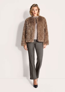 Glamouröse Shirtjacke in Feder-Optik thumbnail 3