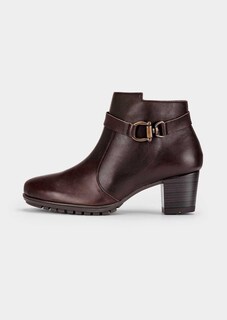 Stiefeletten aus Glattleder mit Zierelement thumbnail 4