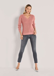 Long-sleeved jumper with a V-neck thumbnail 3