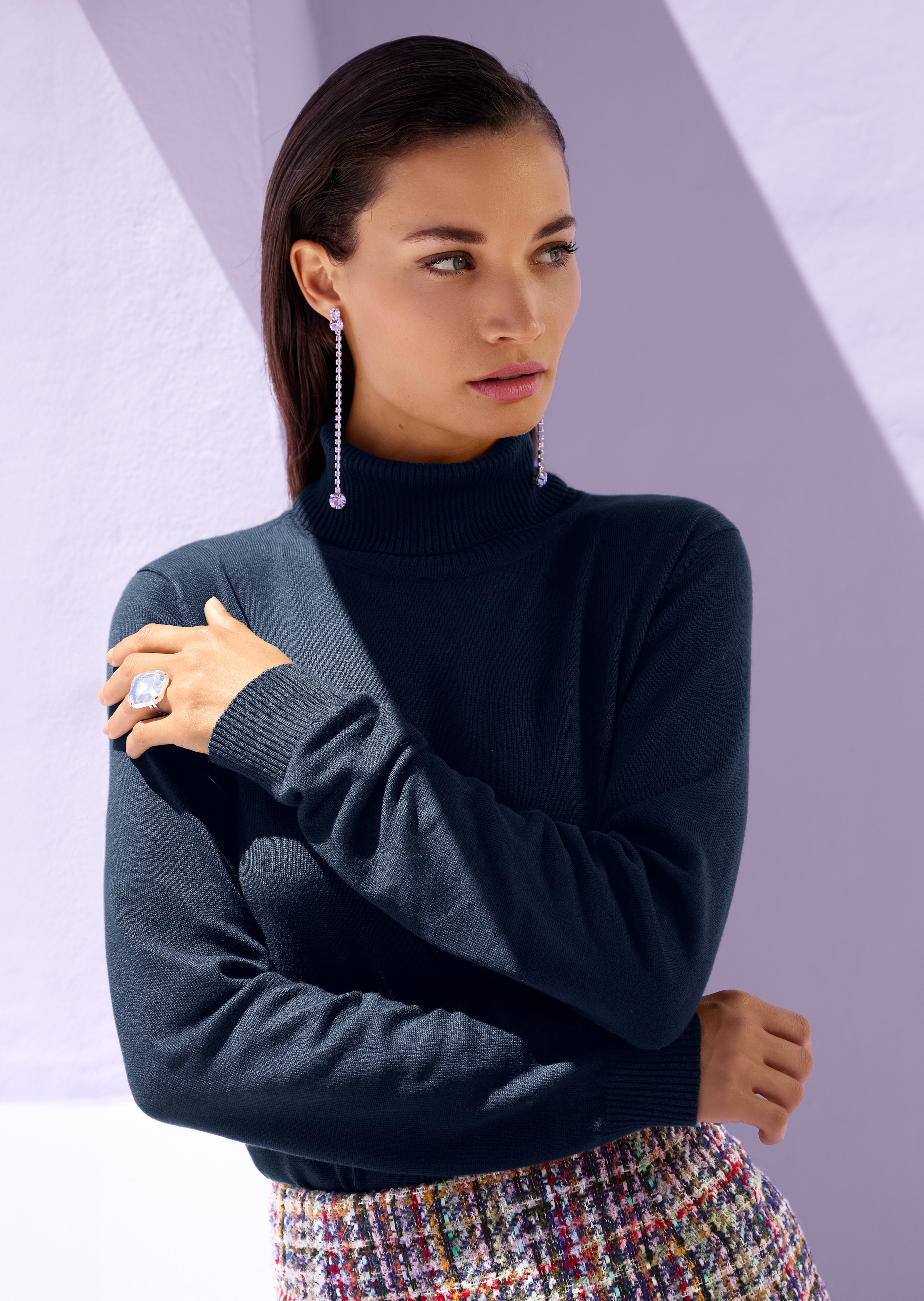 Robe fourreau style cache-cœur avec éclat discret