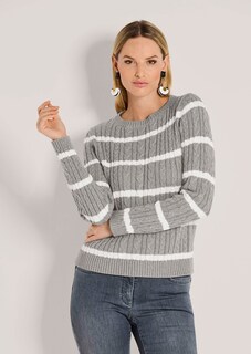 Strickpullover mit Zopfmuster thumbnail 2