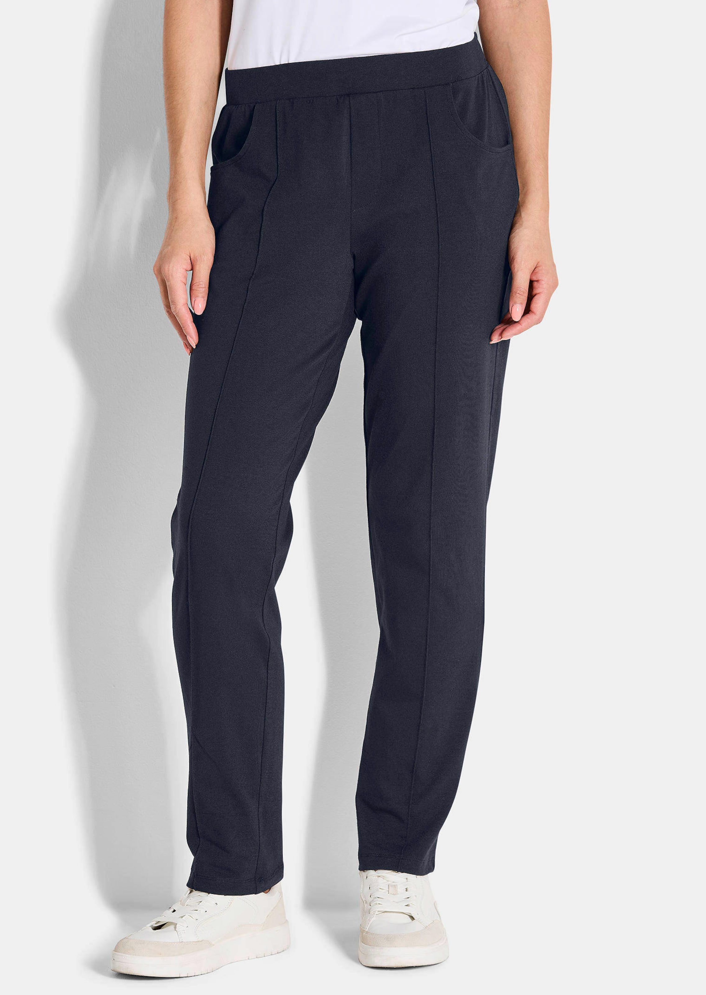 Vrijetijdsbroek met biesjes