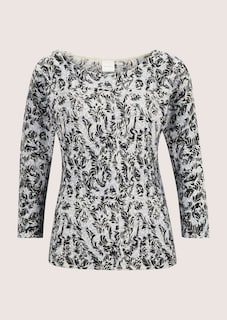 Pull en cachemire avec imprimé allover thumbnail 7