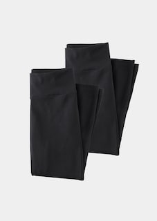 Leggings im Doppelpack mit ausgestelltem Bein thumbnail 5