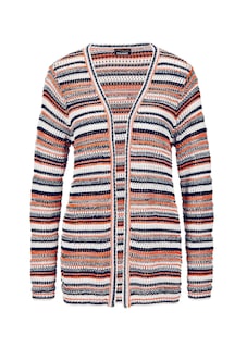 Veste en tricot avec motif à rayures thumbnail 6