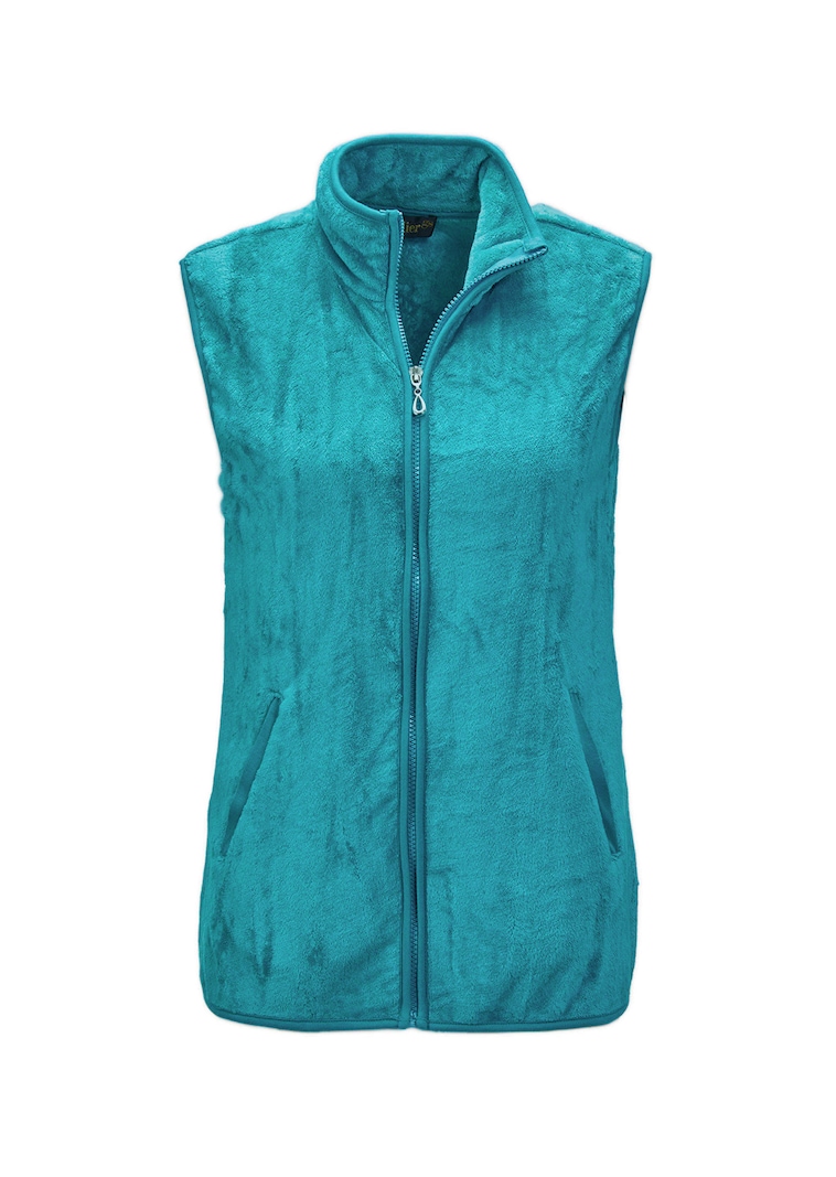 Teddy vest van zachte fleece