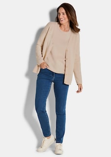 Veste en tricot avec motif à pois thumbnail 2