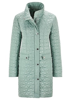 Manteau court matelassée à col droit thumbnail 6