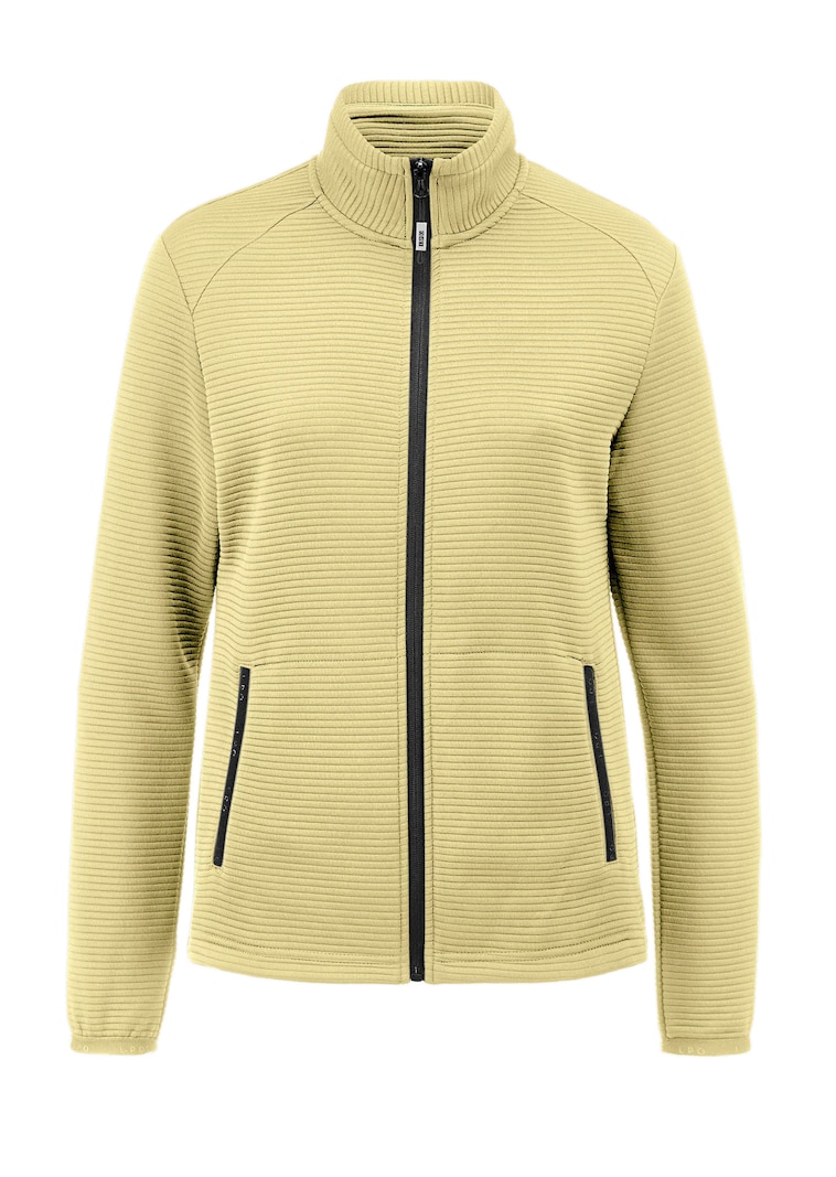 Veste de loisirs en maille côtelée