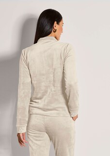 Sweatjacke in flauschiger Nicki-Qualität thumbnail 4