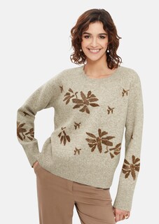 Legerer Pullover mit Zierperlen-Applikation thumbnail 2