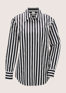 Katoenen blouse met strepen thumbnail 7