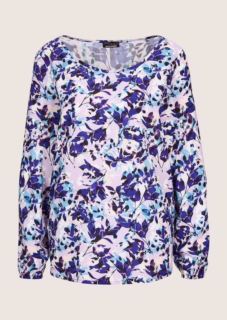 Blouse met ronde hals