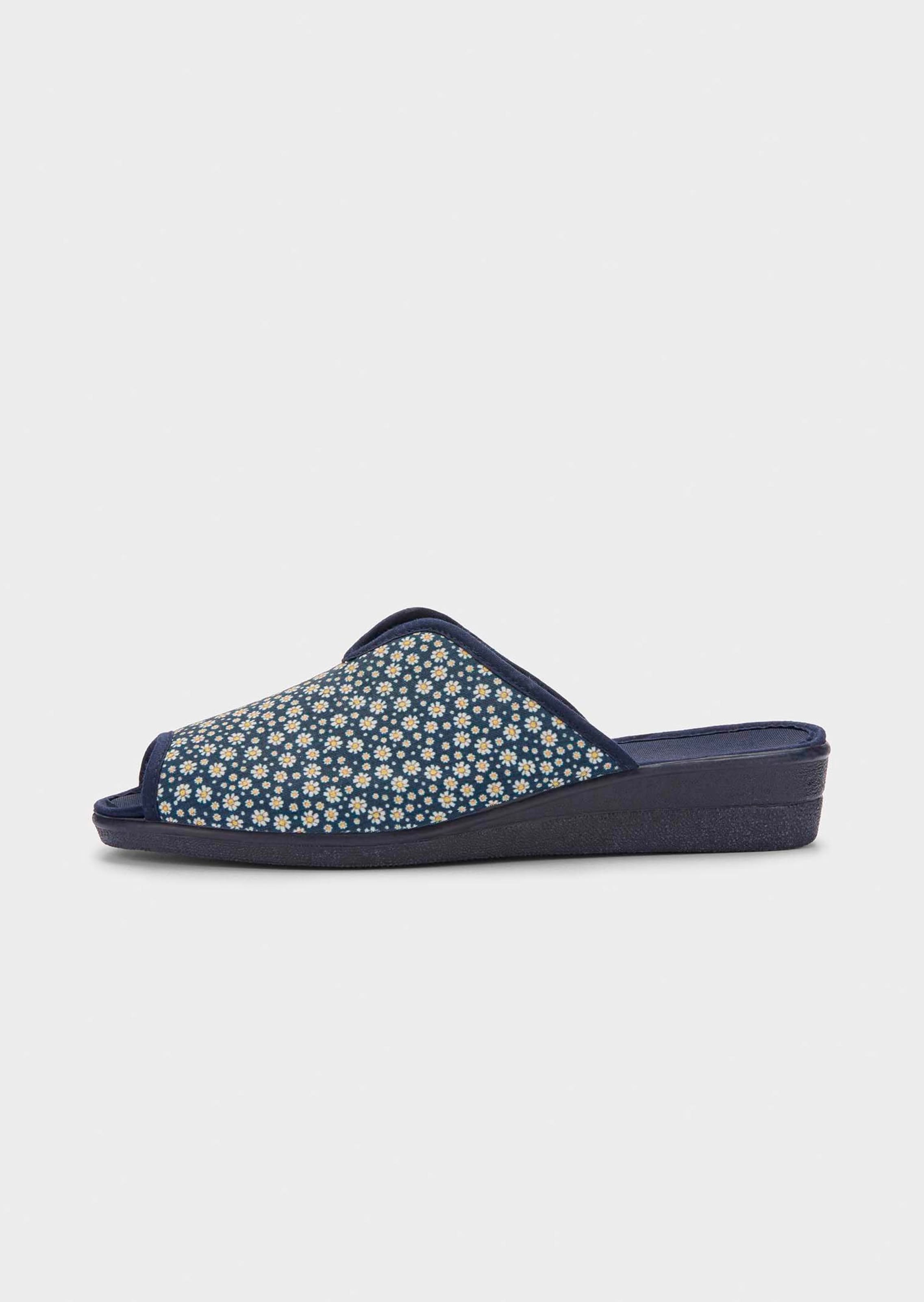 Sandalen met bloemenmotief