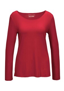 Veelzijdig te combineren shirt met lange mouwen en harmonieuze sierrand thumbnail 6