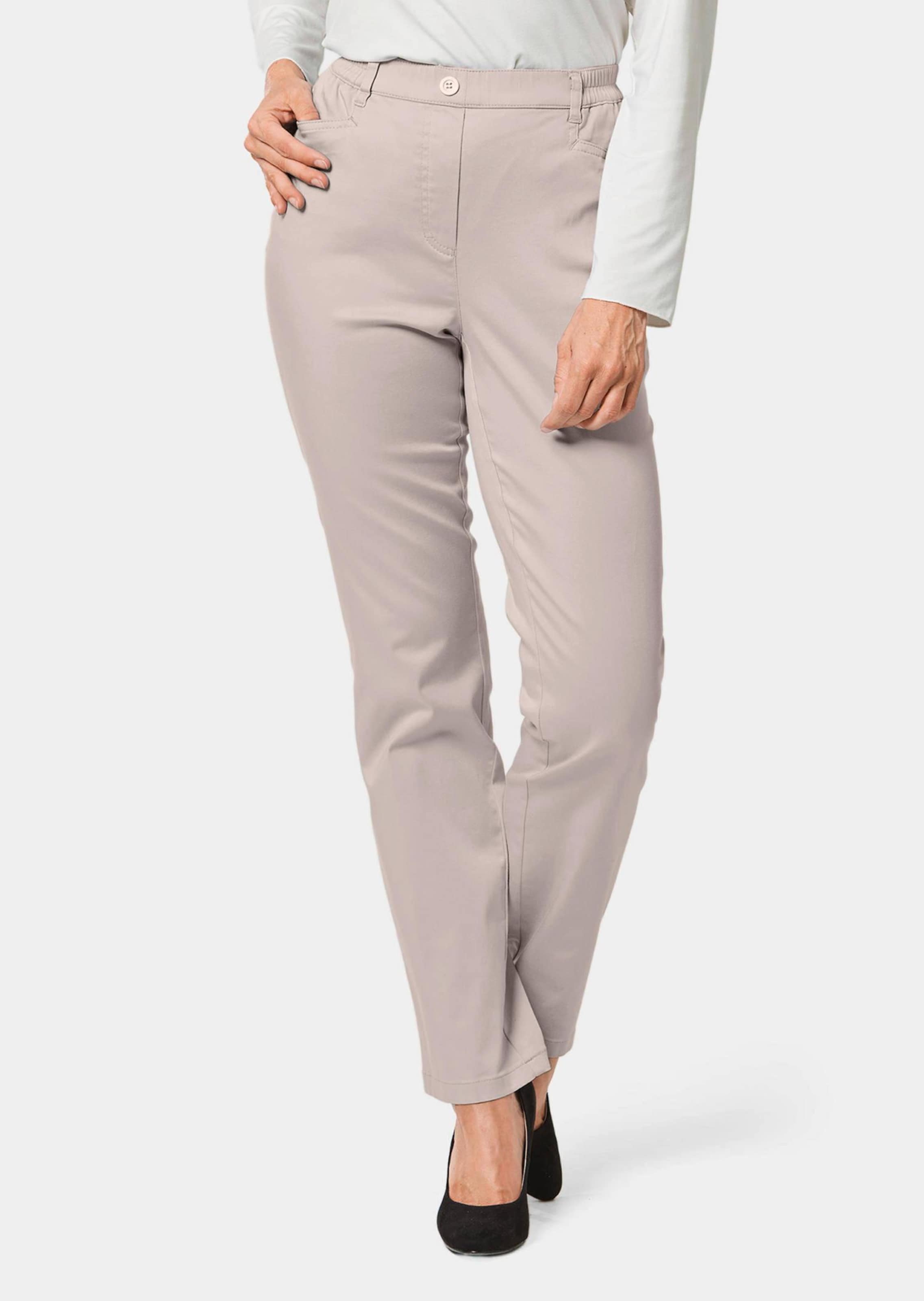 Lichte katoenen broek met elastische band