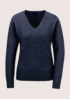 Schurwoll-Pullover mit V-Ausschnit thumbnail 7