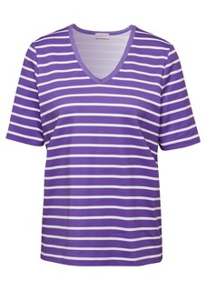 T-shirt rayé en douce maille interlock thumbnail 6
