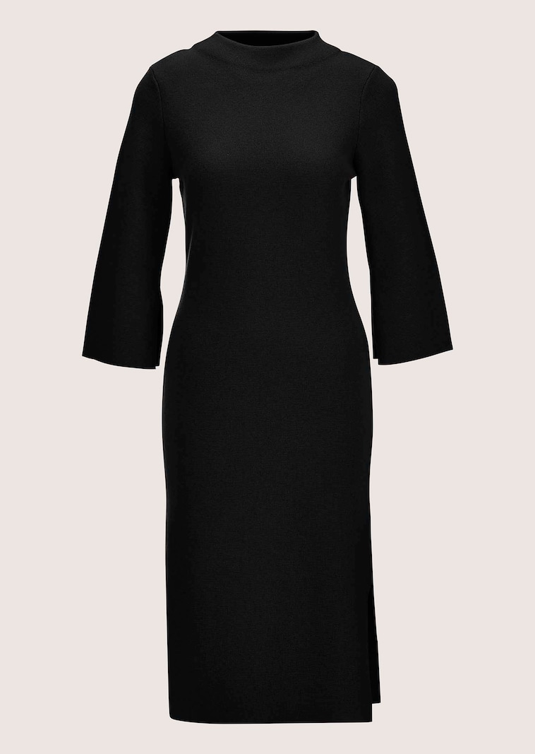 Strickkleid mit Stehkragen